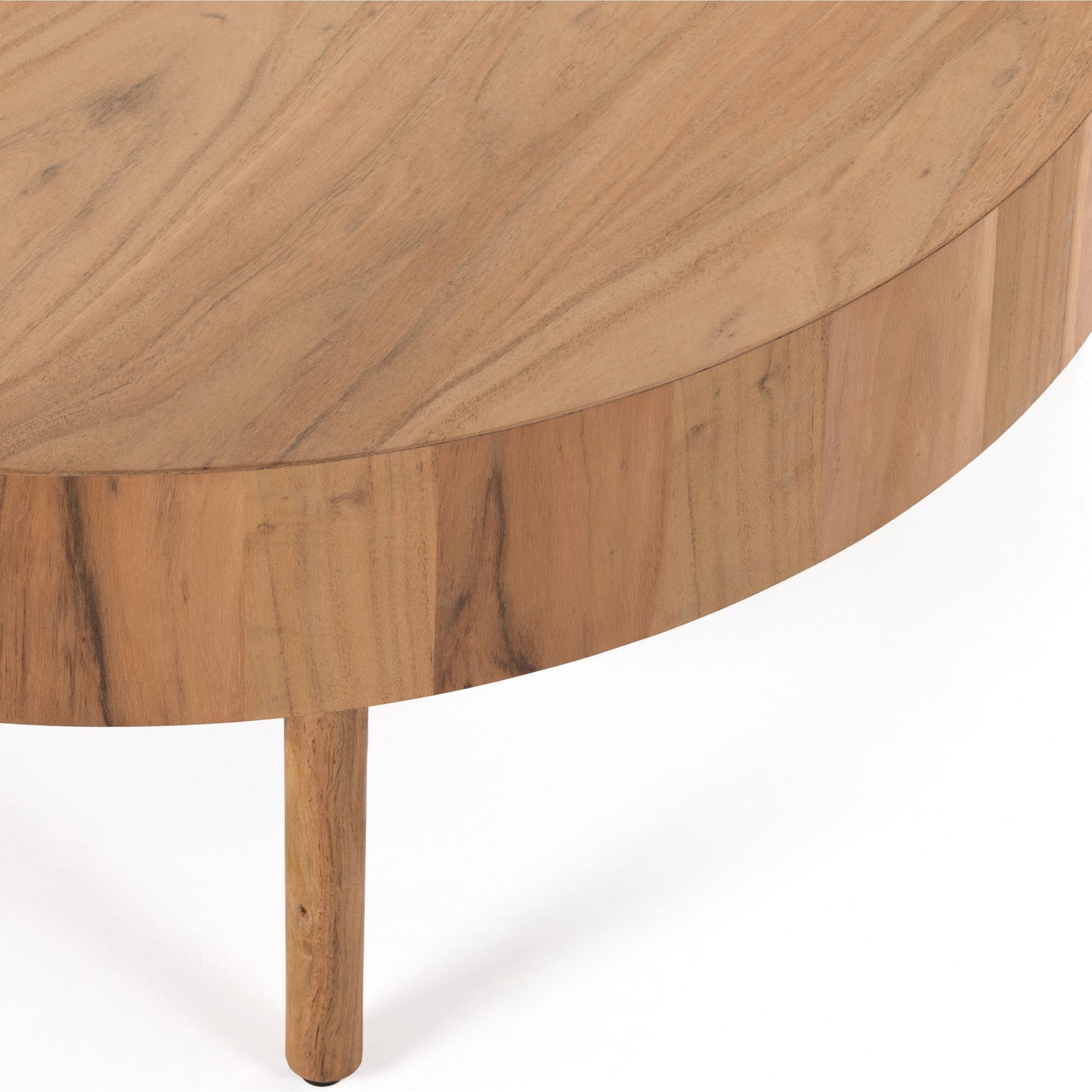008 SI-1901744 | Additional Silo | Atmore Coffee Table by Four Hands in natural acacia. Made from solid acacia, thin acacia veneer in a modern style.