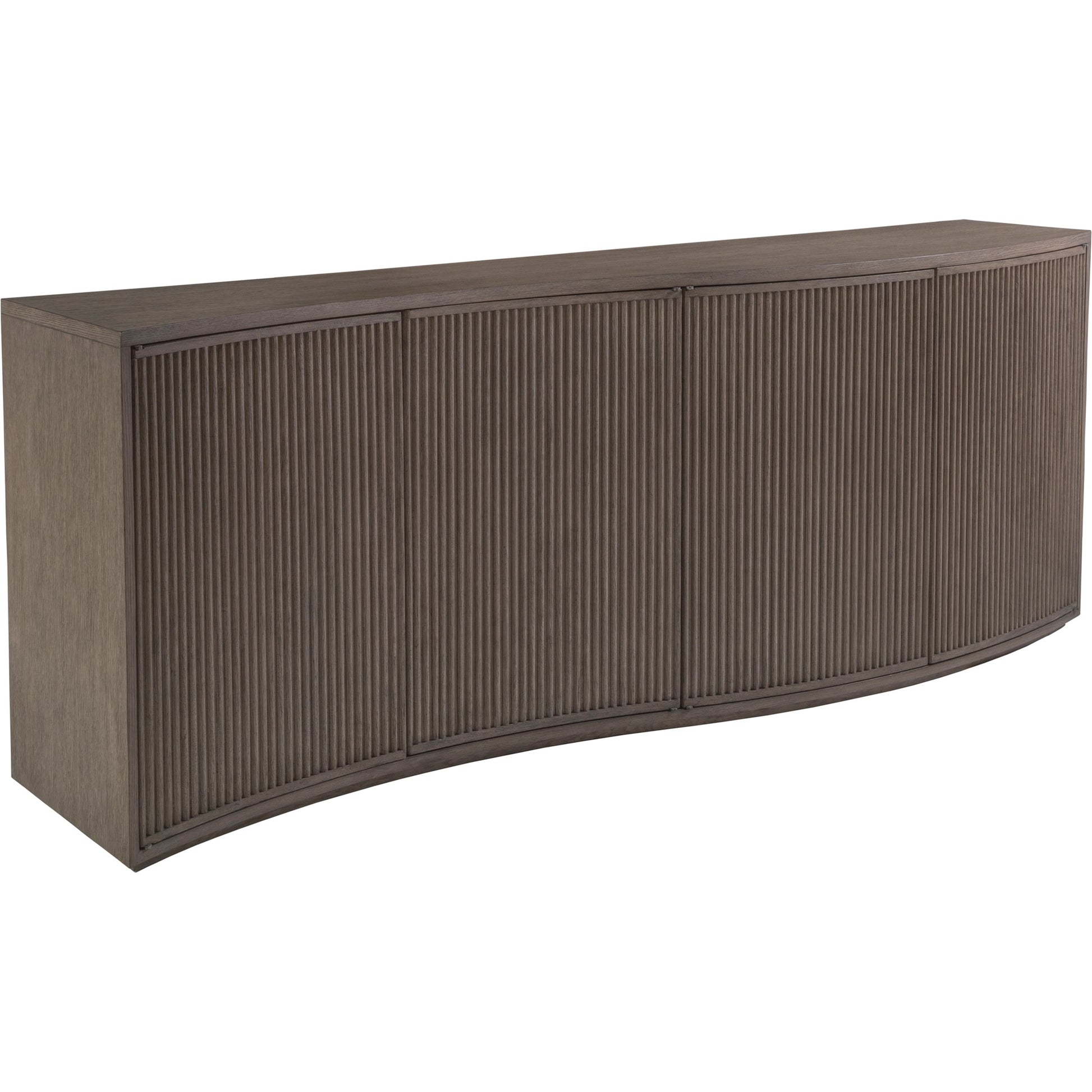Mavericks Media Console by Artistica Home in cappuccino gray oak. Made from unique in a modern style.