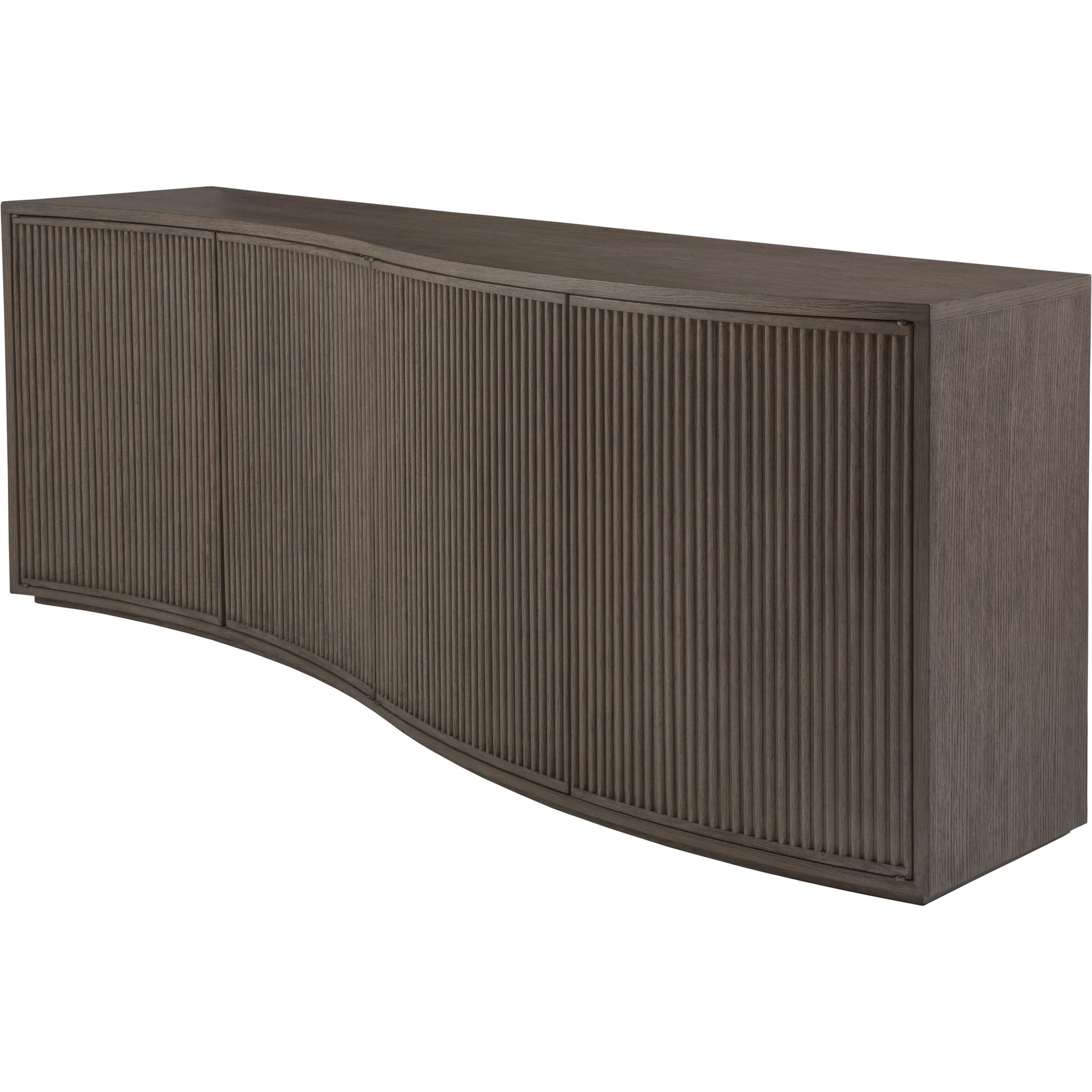 Mavericks Media Console by Artistica Home in cappuccino gray oak. Made from unique in a modern style.