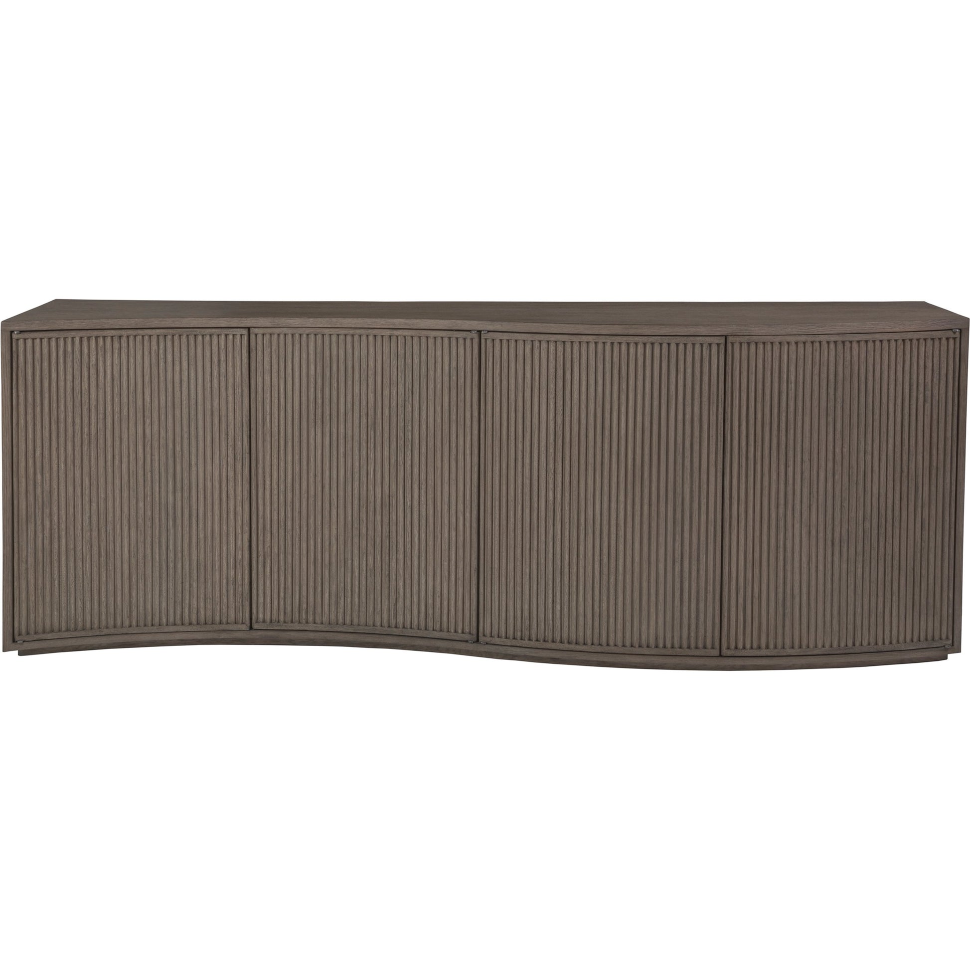 Mavericks Media Console by Artistica Home in cappuccino gray oak. Made from unique in a modern style.