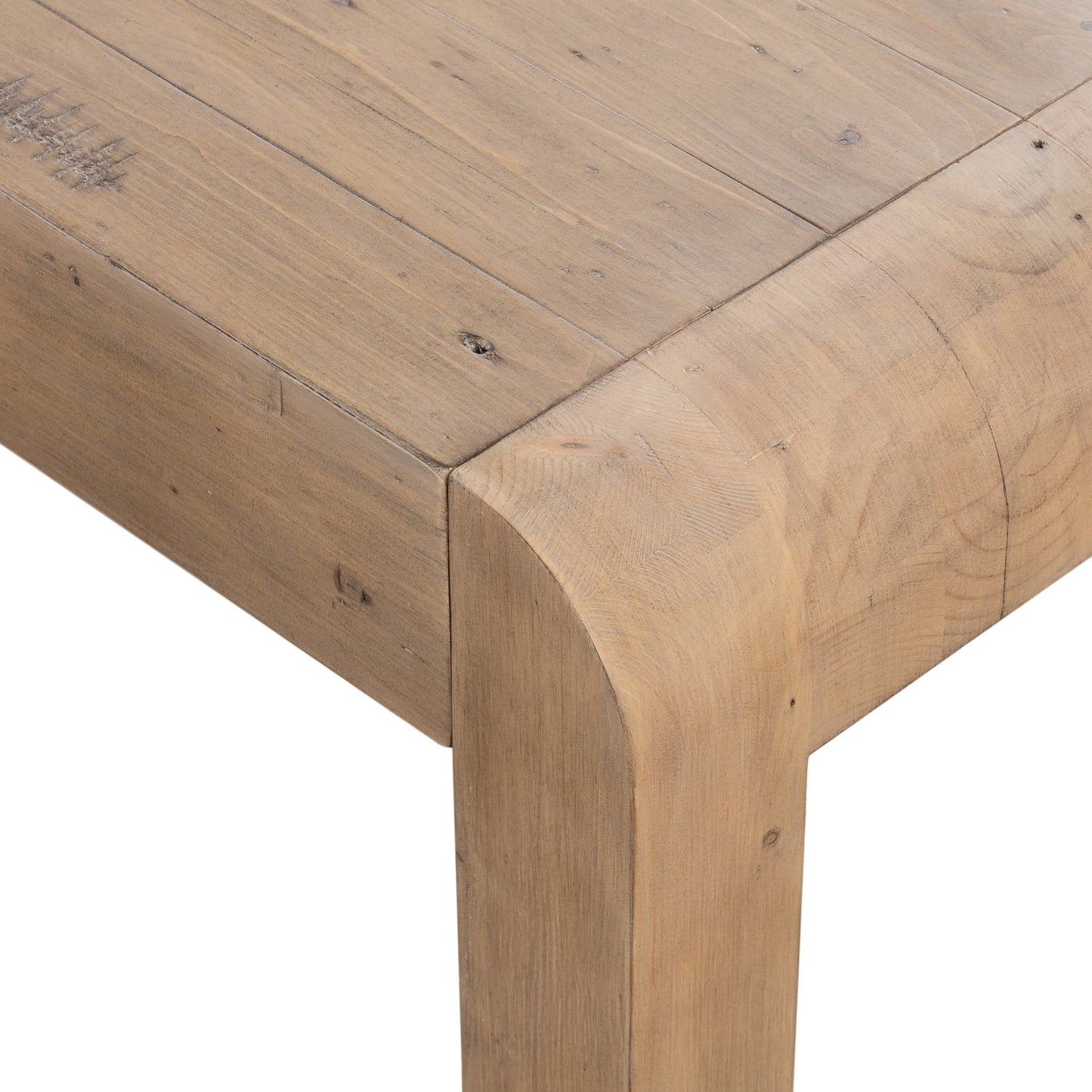 007 SI-1901828 | Additional Silo | Everson Dining Table by Four Hands in scrubbed teak. Made from solid mixed reclaimed wood in a transitional style.
