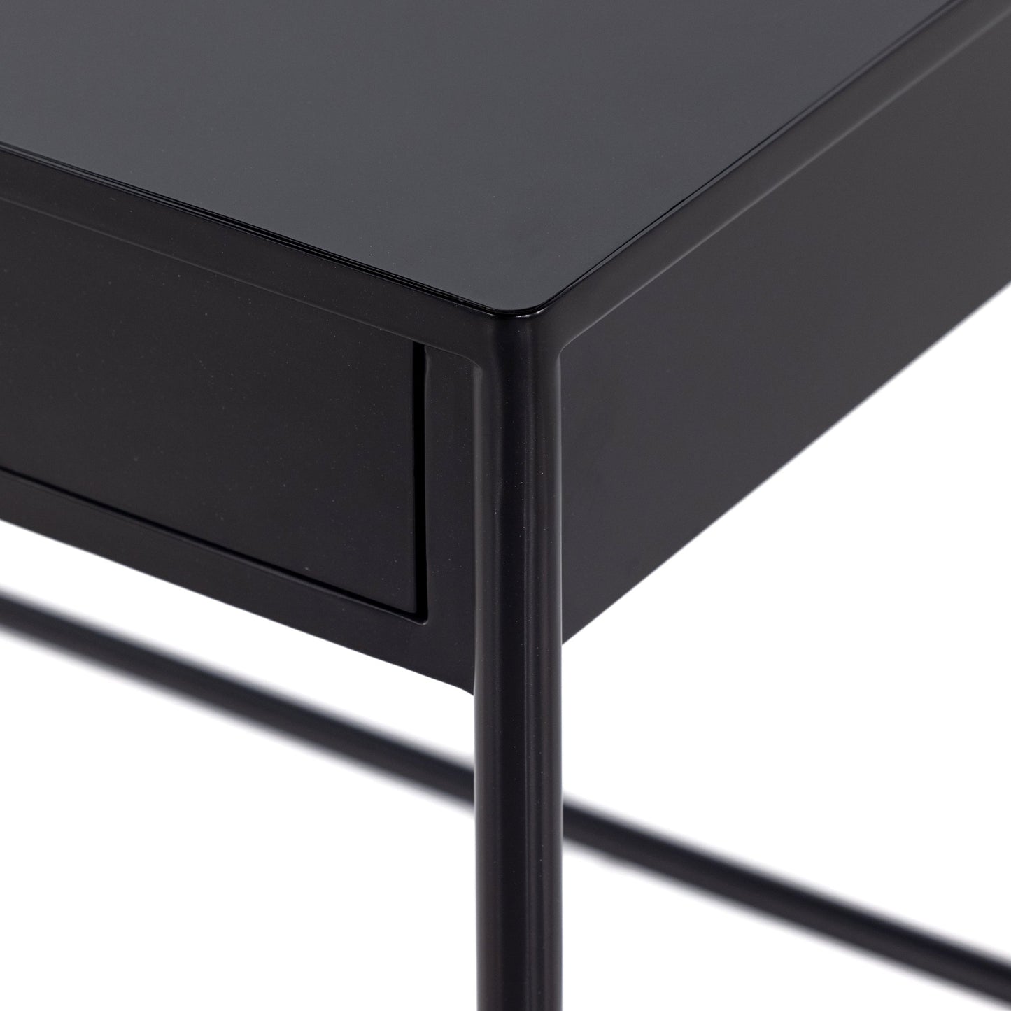 006 SI-1798714 | Additional Silo | Soto Desk by Four Hands in black, weathered bronze and black. Made from iron in a modern style.