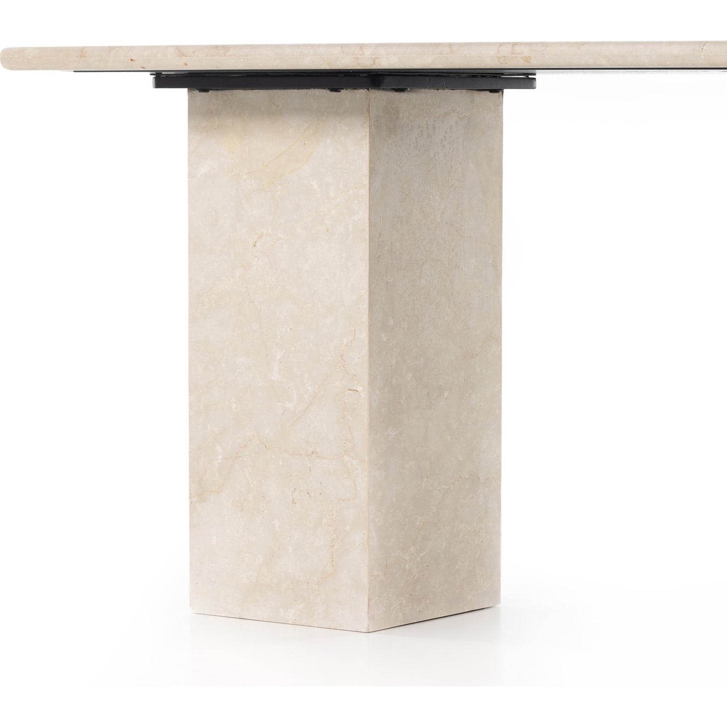 007 SI-1901111 | Additional Silo | Arum Desk by Four Hands in cream marble. Made from solid marble in a modern style.