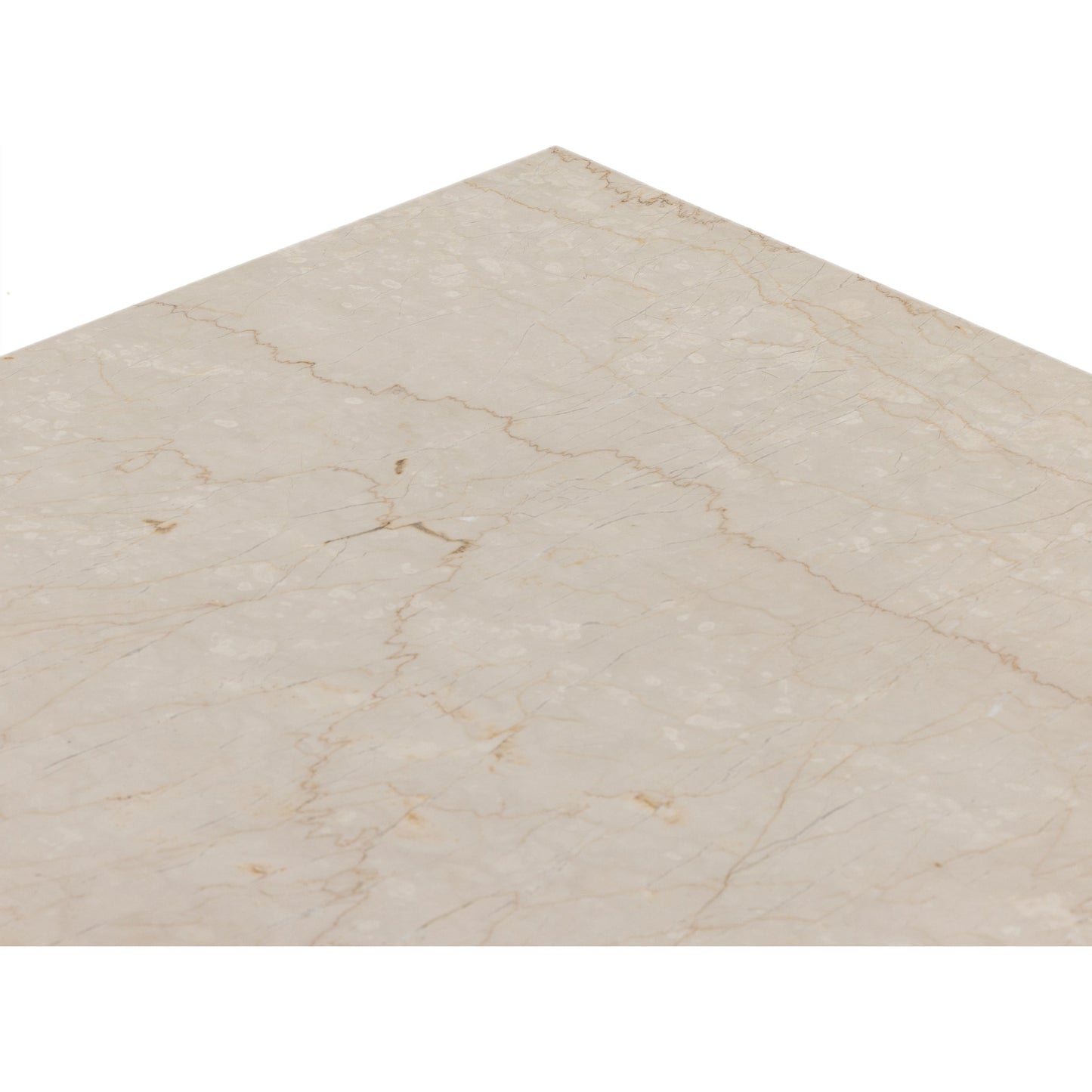 010 SI-1901111 | Additional Silo | Arum Desk by Four Hands in cream marble. Made from solid marble in a modern style.