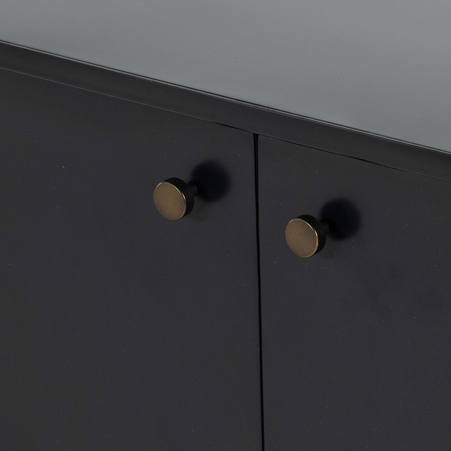 011 SI-1800096 | Additional Silo | Soto Sideboard by Four Hands in black, weathered bronze and black. Made from iron in a modern style.