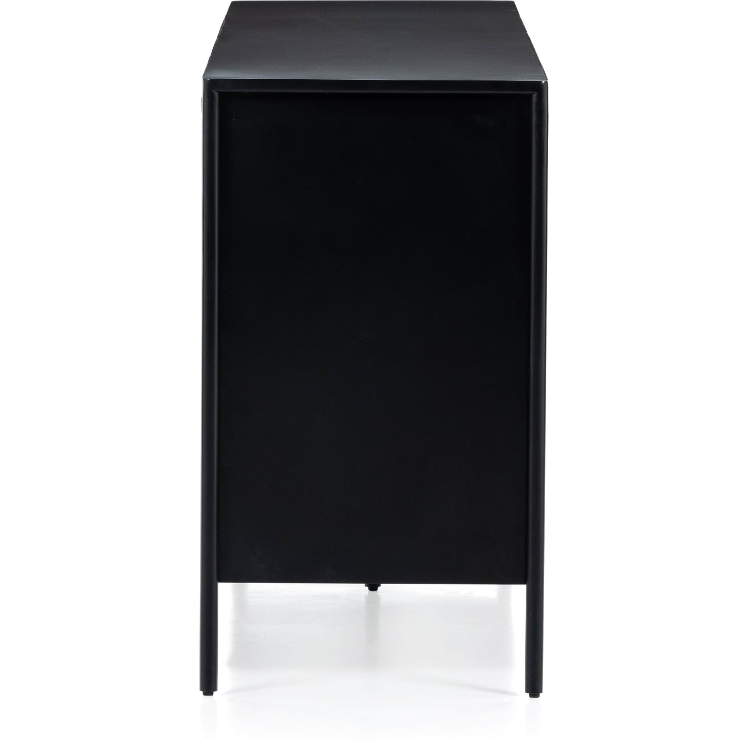 004 SI-1800096 | Additional Silo | Soto Sideboard by Four Hands in black, weathered bronze and black. Made from iron in a modern style.