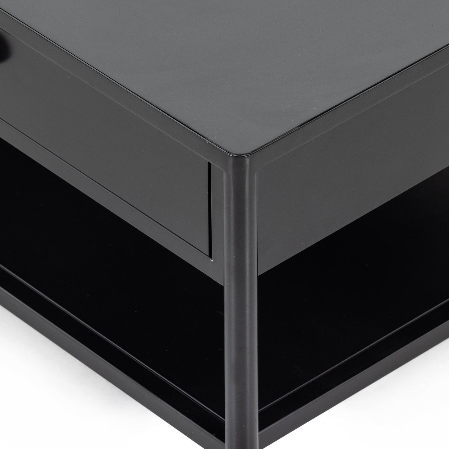 007 SI-1799015 | Additional Silo | Soto Coffee Table by Four Hands in black, weathered bronze and black. Made from iron in a modern style.