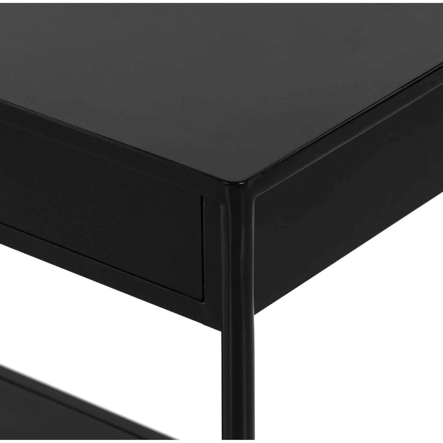 006 SI-1800093 | Additional Silo | Soto Console Table by Four Hands in black, weathered bronze and black. Made from iron in a modern style.