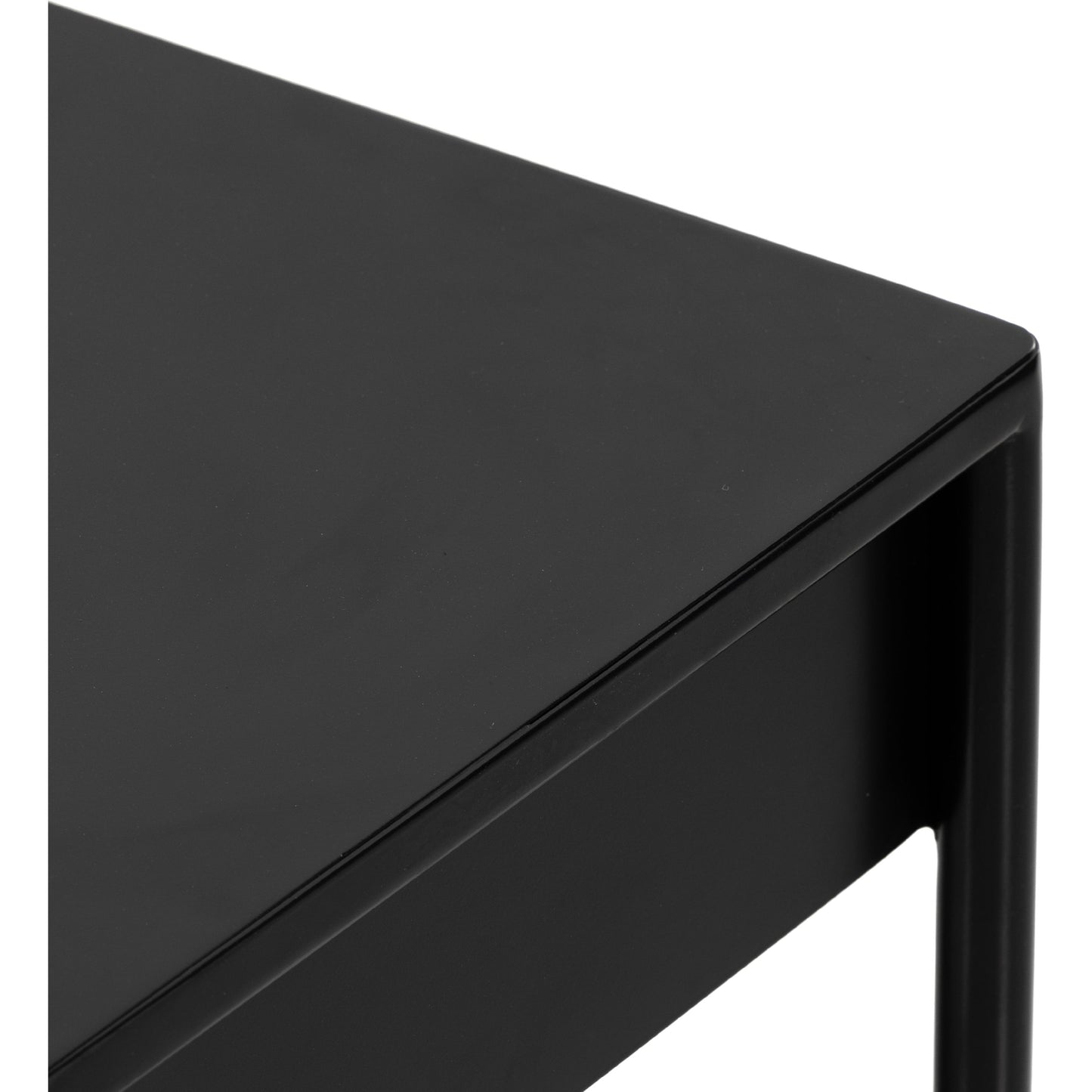 008 SI-1800093 | Additional Silo | Soto Console Table by Four Hands in black, weathered bronze and black. Made from iron in a modern style.