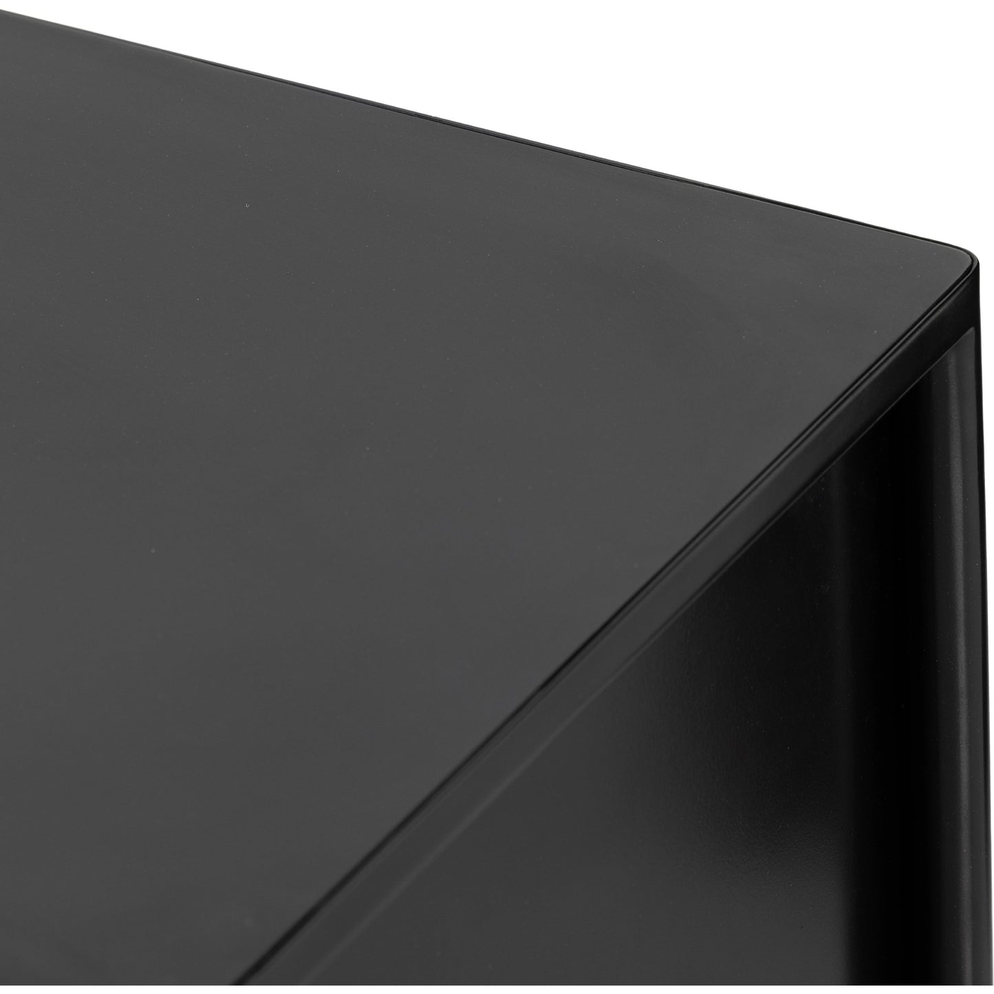 011 SI-1800095 | Additional Silo | Soto Media Console by Four Hands in black, weathered bronze and black. Made from iron in a modern style.