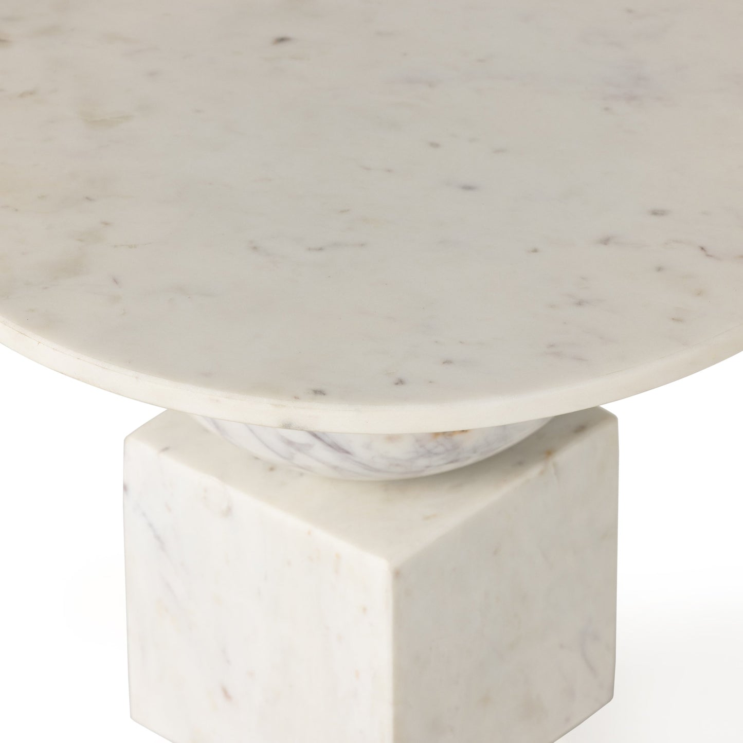 010 SI-1902842 | Additional Silo | Neda End Table by Four Hands. Made from solid marble in a modern style.