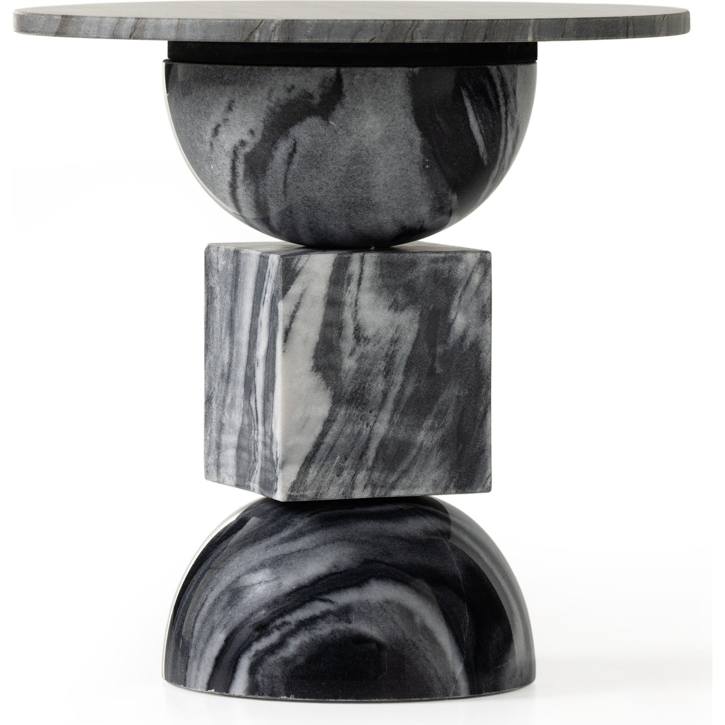 004 SI-1902843 | Additional Silo | Neda End Table by Four Hands. Made from solid marble in a modern style.