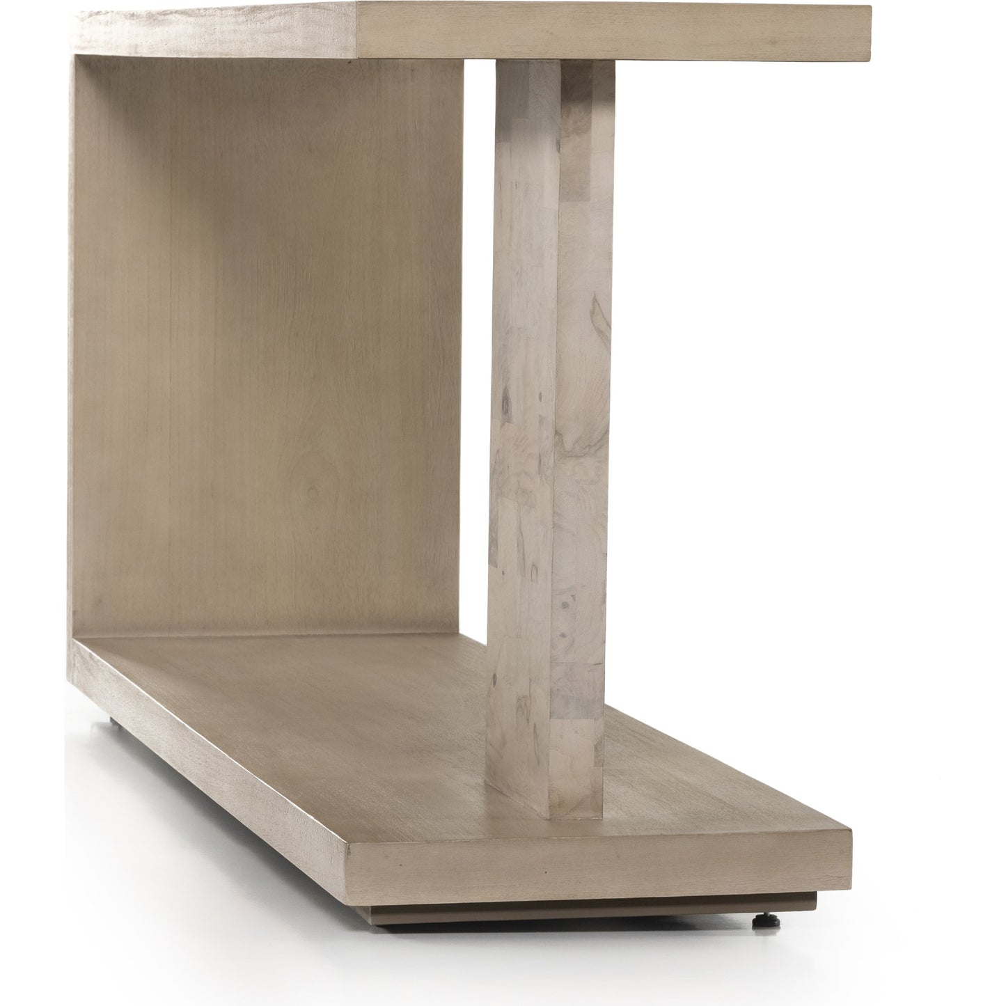 002 SI-1799517 | Additional Silo | Darian Console Table by Four Hands in white mahogany, bleached burl, beige and white mahogany, bleached burl. Made from thick mahogany veneer, ash burl veneer, engineered hardwood in a modern style.