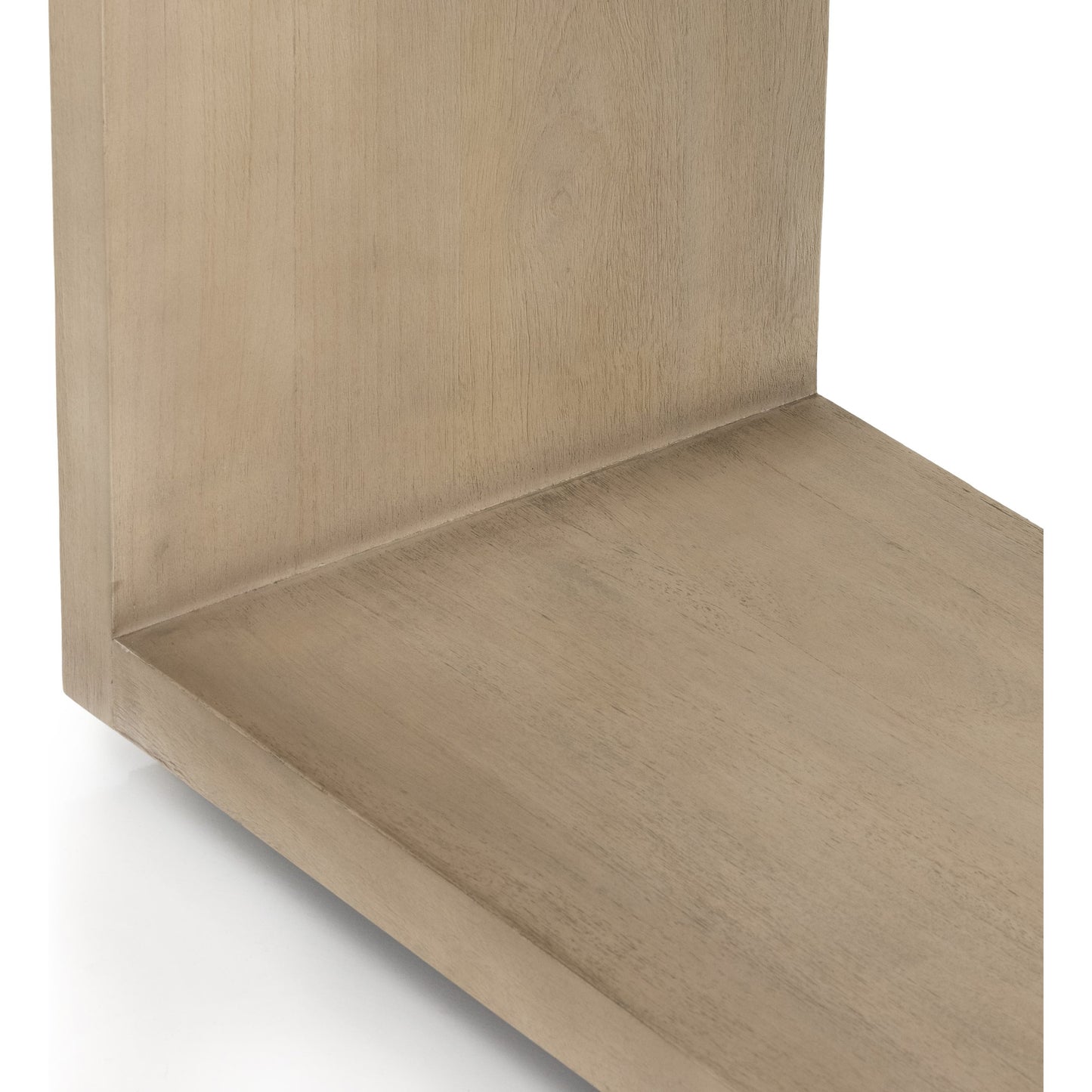 009 SI-1799517 | Additional Silo | Darian Console Table by Four Hands in white mahogany, bleached burl, beige and white mahogany, bleached burl. Made from thick mahogany veneer, ash burl veneer, engineered hardwood in a modern style.
