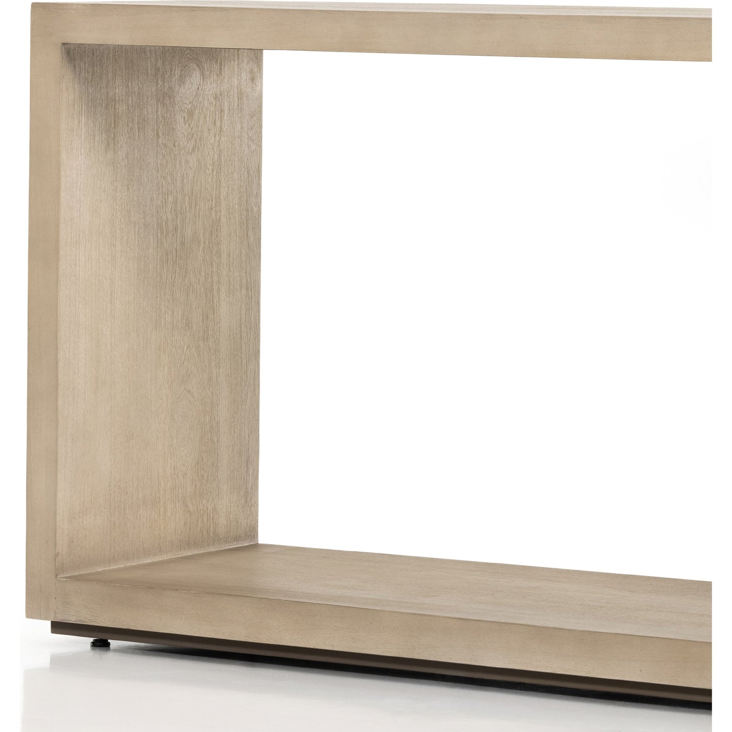 012 SI-1799517 | Additional Silo | Darian Console Table by Four Hands in white mahogany, bleached burl, beige and white mahogany, bleached burl. Made from thick mahogany veneer, ash burl veneer, engineered hardwood in a modern style.