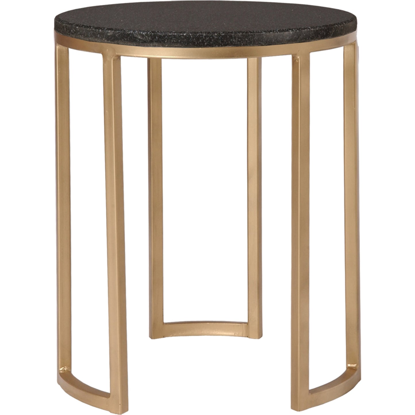 001 SR-697776 | Primary Silo | Round Metal Table by Emissary in gold. Made from unique in a modern style.