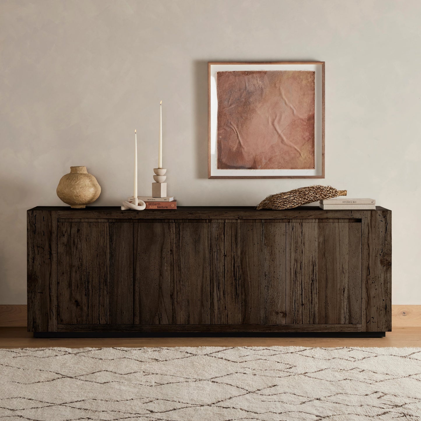020 SI-1976983 | Lifestyle | Abaso Sideboard by Four Hands. Made from thick oak veneer in a modern style.