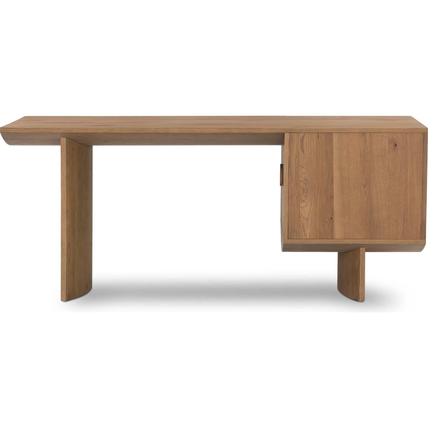 006 SI-1799948 | Additional Silo | Pickford Desk by Four Hands in dusted oak veneer, dusted oak thin veneer and dusted oak. Made from thick oak veneer in a modern style.