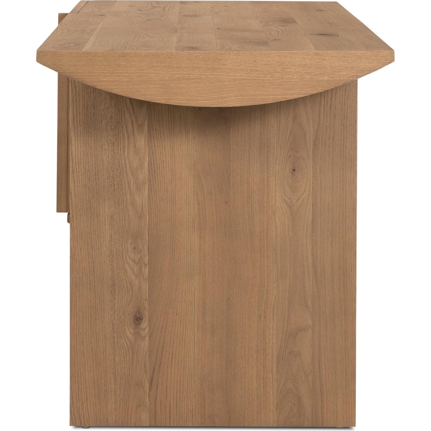005 SI-1799948 | Additional Silo | Pickford Desk by Four Hands in dusted oak veneer, dusted oak thin veneer and dusted oak. Made from thick oak veneer in a modern style.