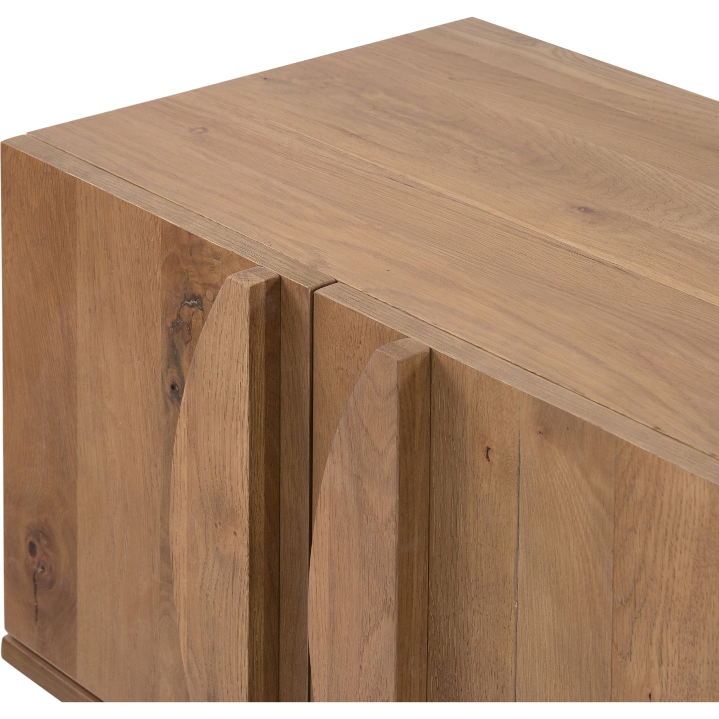 010 SI-1799950 | Additional Silo | Pickford Media Console by Four Hands in dusted oak veneer, dusted oak thin veneer and dusted oak. Made from thick oak veneer in a modern style.