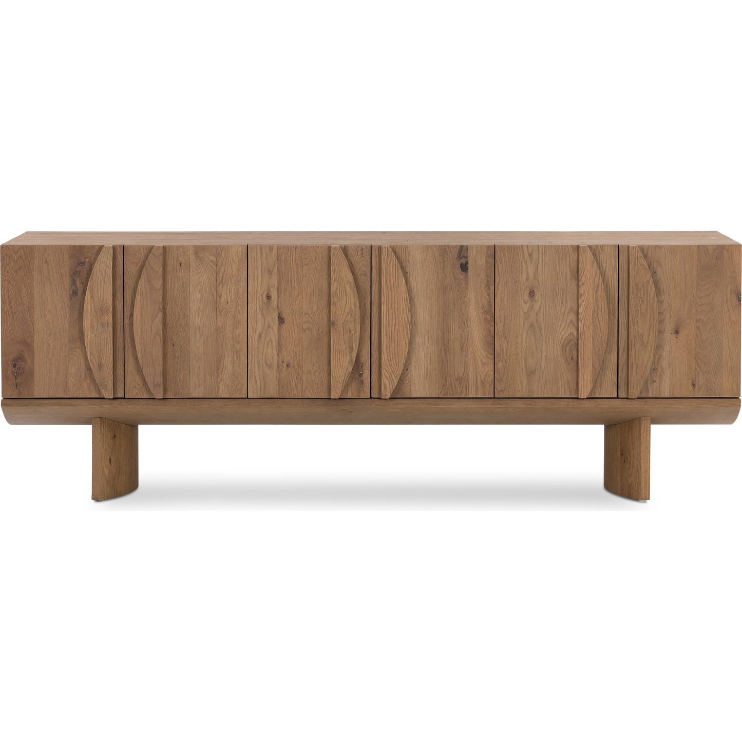 003 SI-1799950 | Additional Silo | Pickford Media Console by Four Hands in dusted oak veneer, dusted oak thin veneer and dusted oak. Made from thick oak veneer in a modern style.