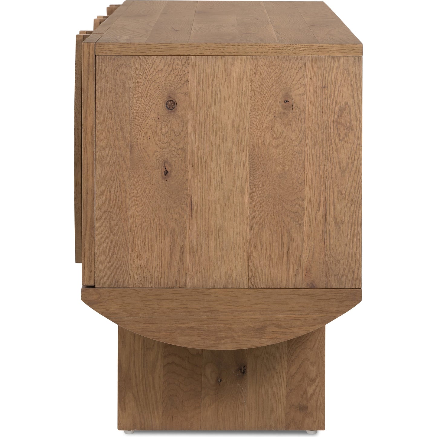 004 SI-1799950 | Additional Silo | Pickford Media Console by Four Hands in dusted oak veneer, dusted oak thin veneer and dusted oak. Made from thick oak veneer in a modern style.