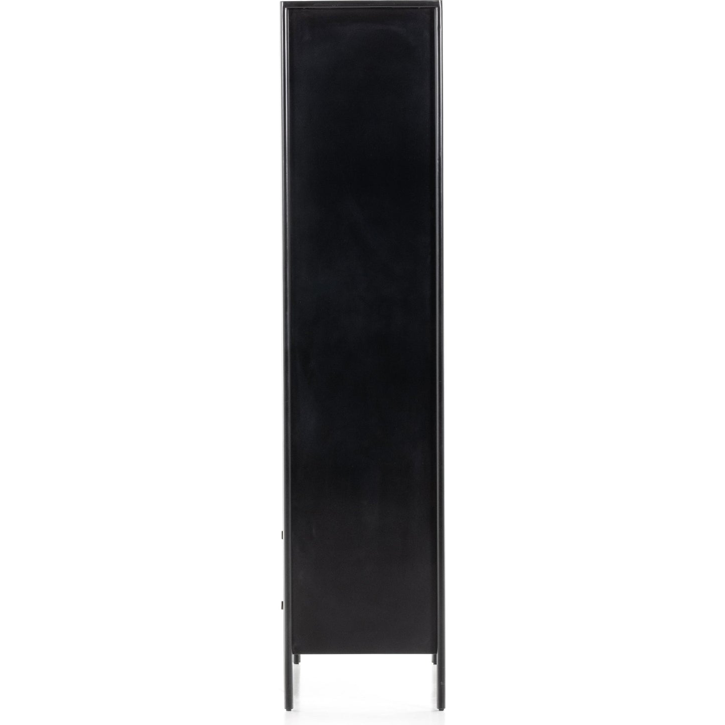 005 SI-1800092 | Additional Silo | Soto Cabinet by Four Hands in black. Made from iron, glass in a modern style.