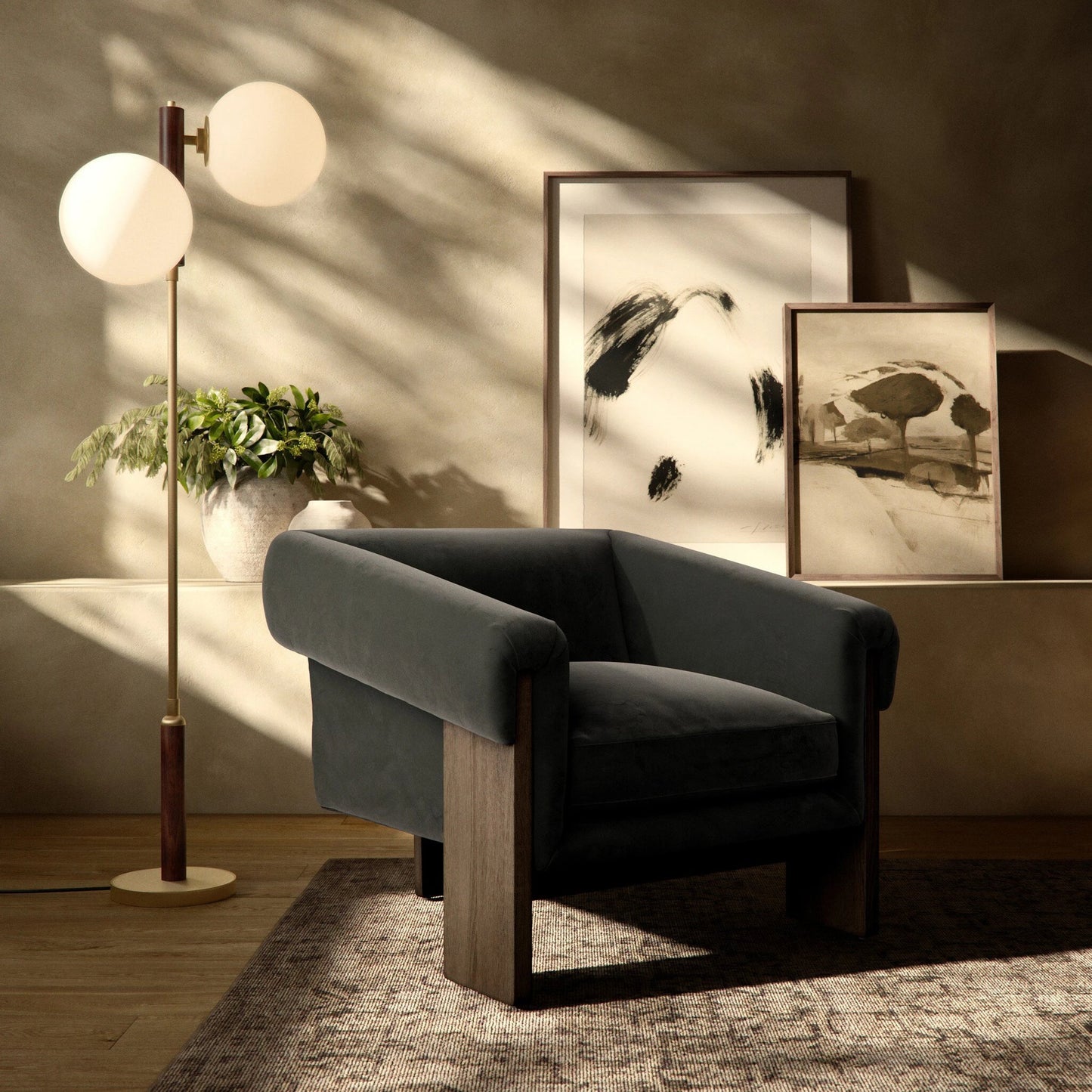 045 SI-1798532 | Lifestyle | Cairo Chair by Four Hands. Made from unique in a modern style.