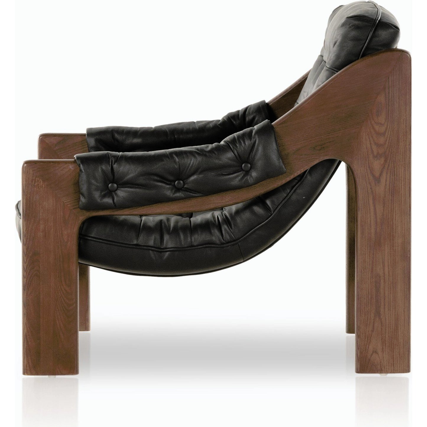 006 SI-1977354 | Additional Silo | Halston Chair by Four Hands. Made from top grain leather, solid ash, 100% polyester in a modern style.