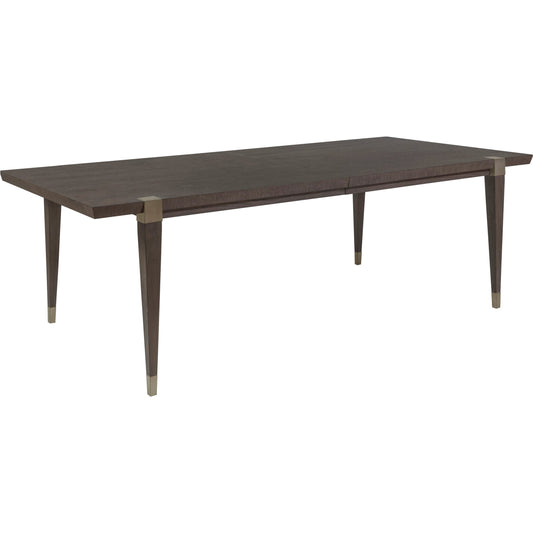 Belvedere Extension Dining Table by Artistica Home in falcon brown. Made from unique in a modern style.