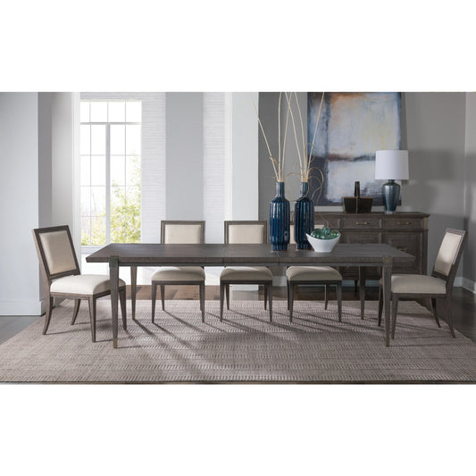 Belvedere Extension Dining Table by Artistica Home in falcon brown. Made from unique in a modern style.