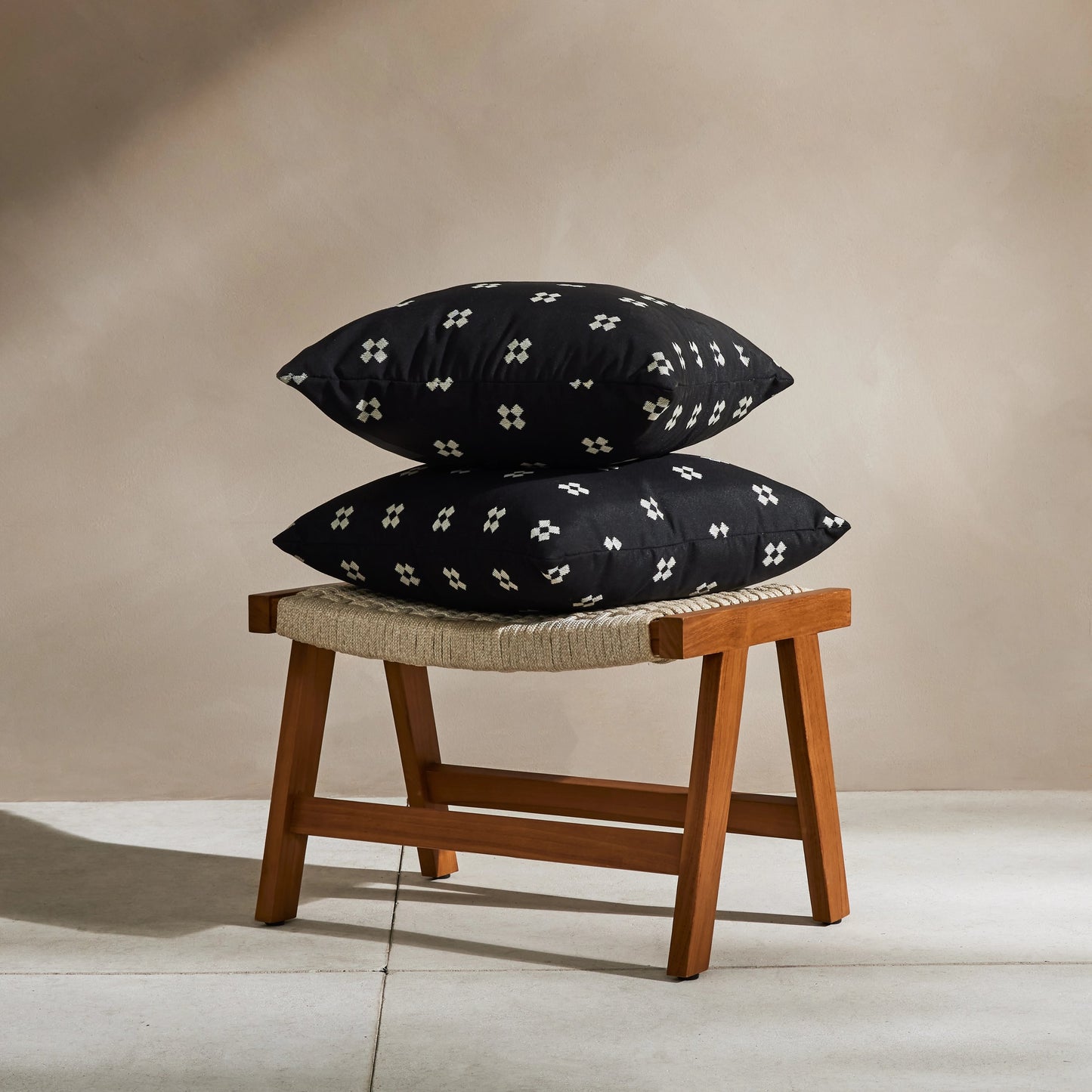 013 SI-1977248 | Lifestyle | Doja Jaquard Outdoor Pillow (Set of 2) by Four Hands. Made from unique in a transitional style.