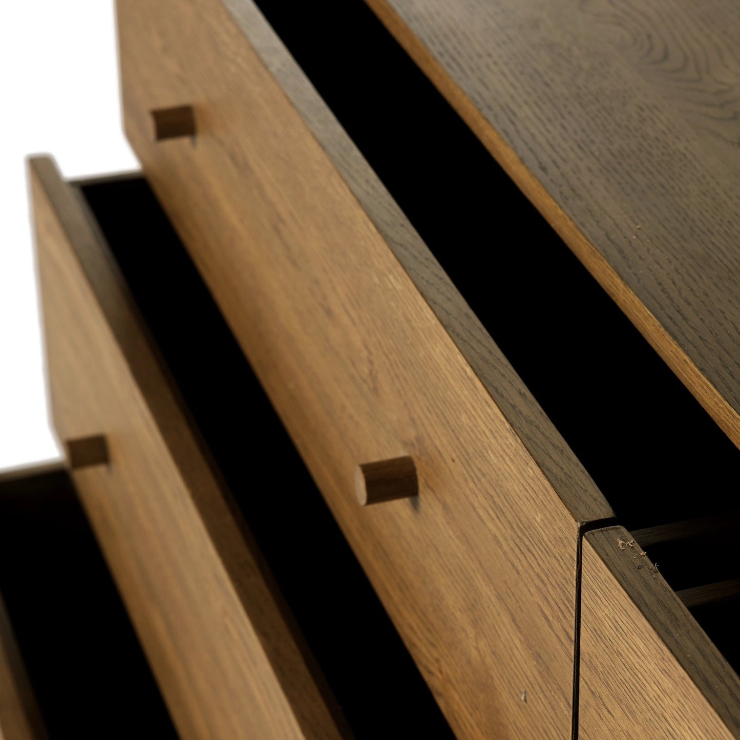 009 SI-1977549 | Additional Silo | Meadow 6 Drawer Dresser by Four Hands in tawny oak. Made from solid oak, oak veneer in a modern style.