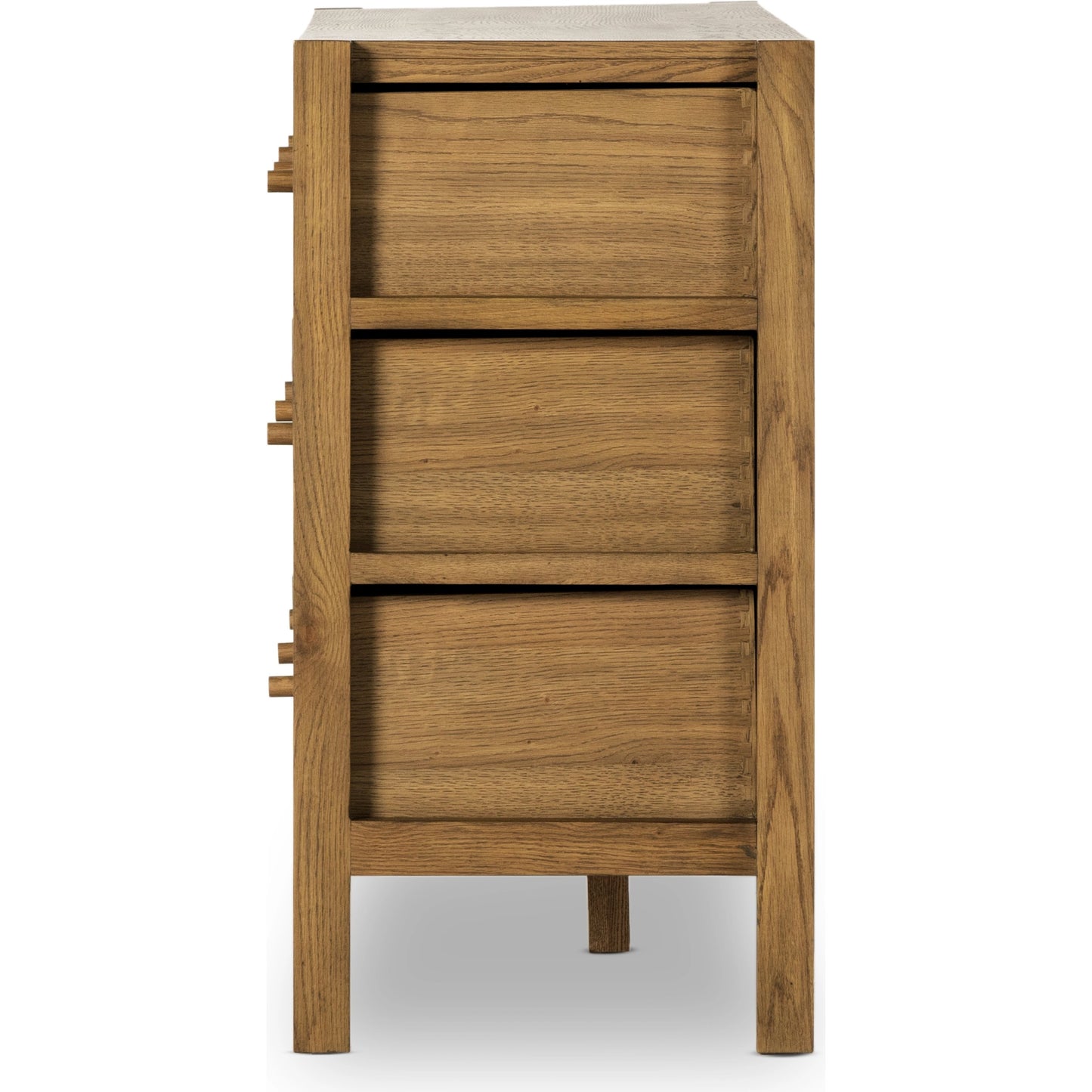 007 SI-1977549 | Additional Silo | Meadow 6 Drawer Dresser by Four Hands in tawny oak. Made from solid oak, oak veneer in a modern style.