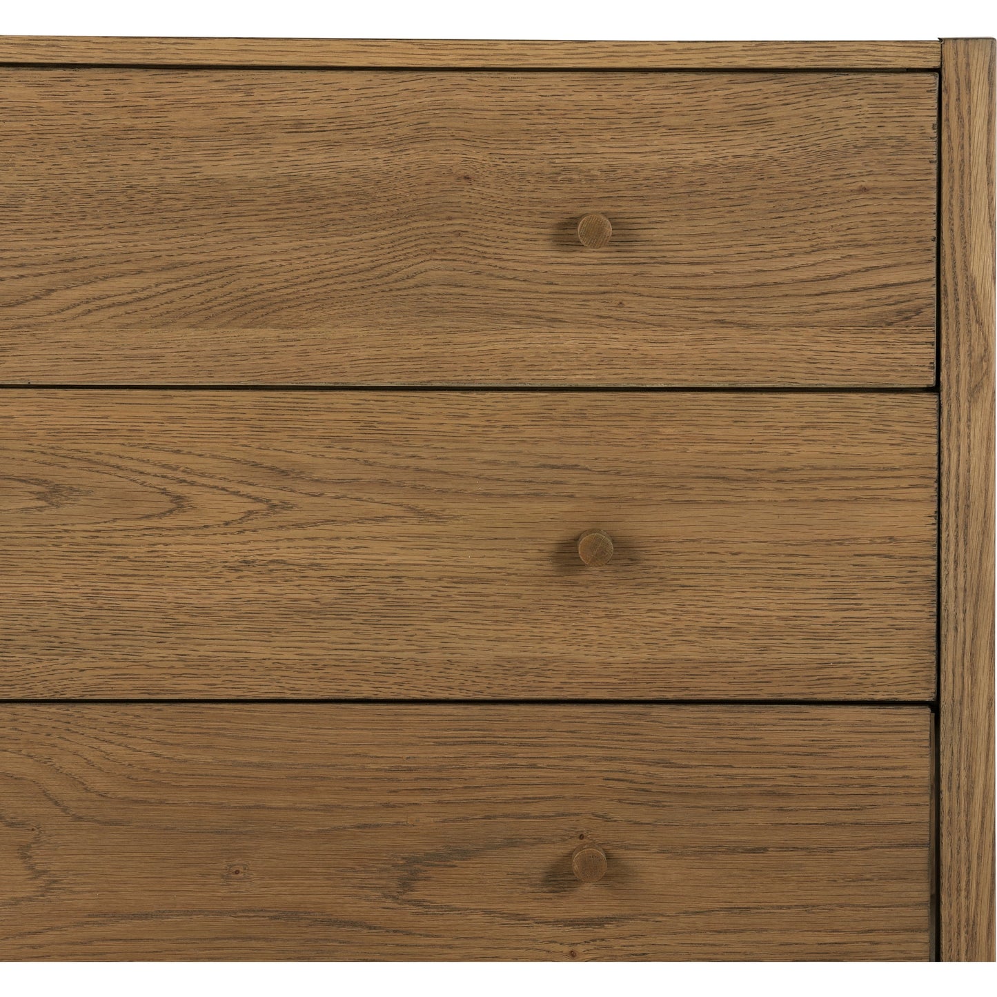 002 SI-1977548 | Additional Silo | Meadow 5 Drawer Dresser by Four Hands in tawny oak. Made from solid oak, oak veneer in a modern style.