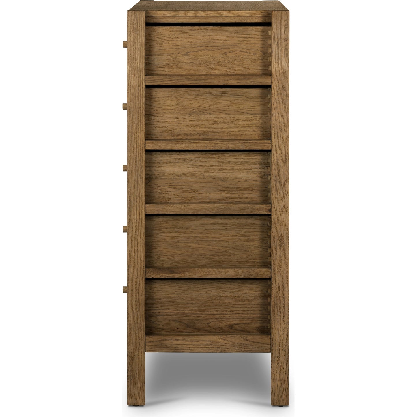 007 SI-1977548 | Additional Silo | Meadow 5 Drawer Dresser by Four Hands in tawny oak. Made from solid oak, oak veneer in a modern style.