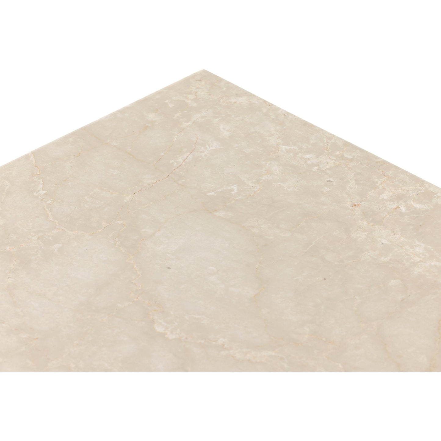 009 SI-1901544 | Additional Silo | Arum Coffee Table by Four Hands in cream marble. Made from solid marble in a coastal style.