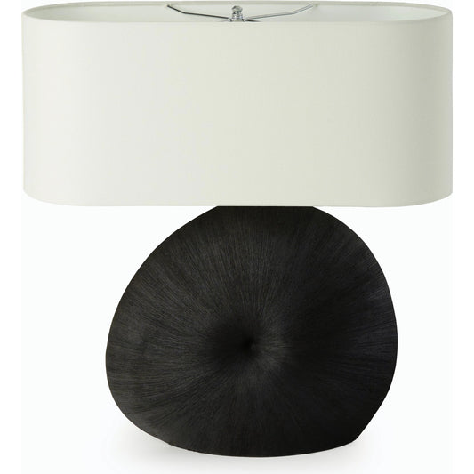 Busaba Table Lamp by Four Hands. Made from ceramic, 65% polyester, 35% flax, linen, thermoplastic in a modern style.