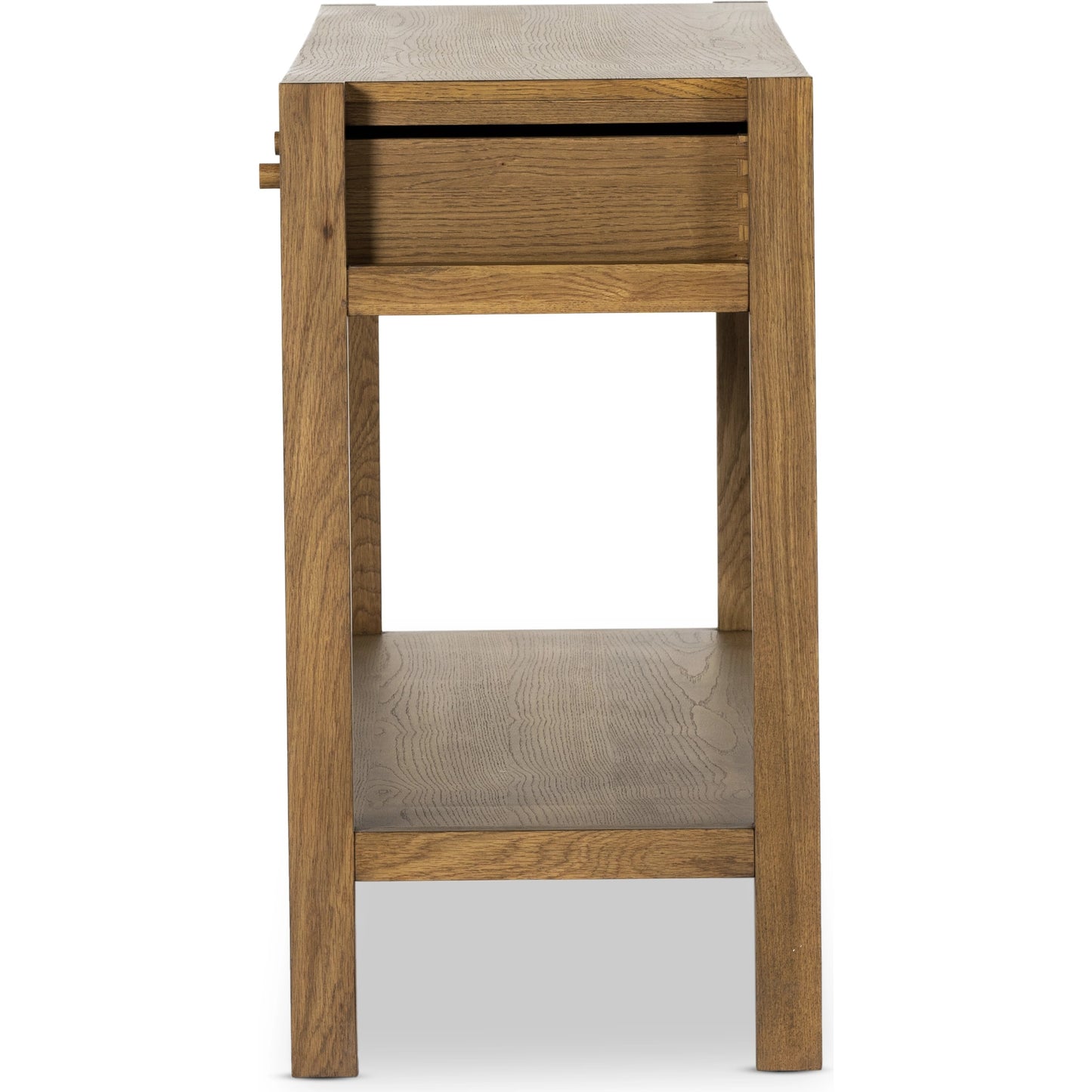 006 SI-1977551 | Additional Silo | Meadow Console Table by Four Hands in tawny oak. Made from oak veneer, solid oak in a modern style.