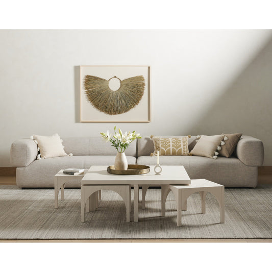 Beda Framed Seagrass Object by FH Art Studio by Four Hands. Made from sea grass in a eclectic & global style.