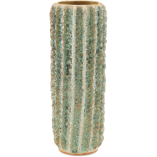 001 SI-1924208 | Primary Silo | Sunken Boat Vase by Currey and Company in moss white. Made from ceramic in a coastal style.