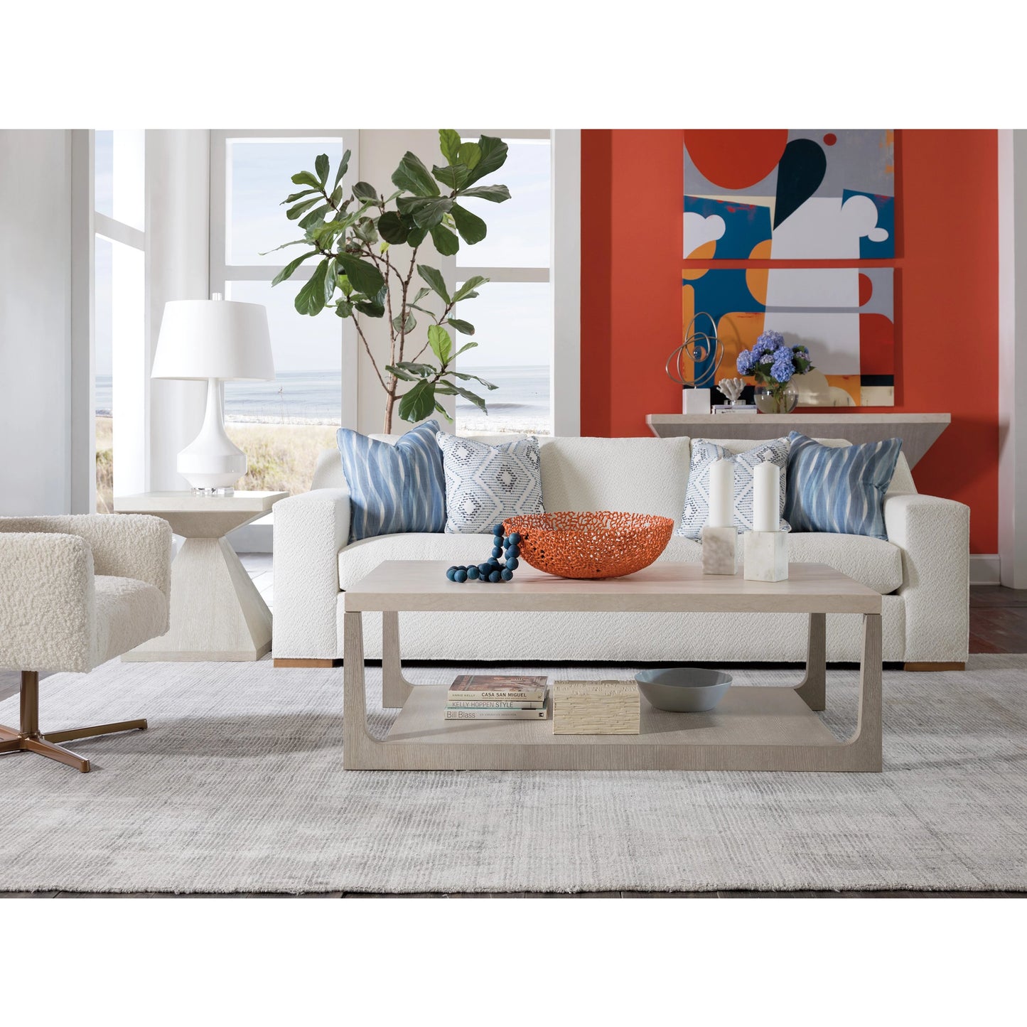 005 SI-1962903 | Lifestyle | Mar Monte End Table by Artistica Home in champagne taupe. Made from unique in a modern style.