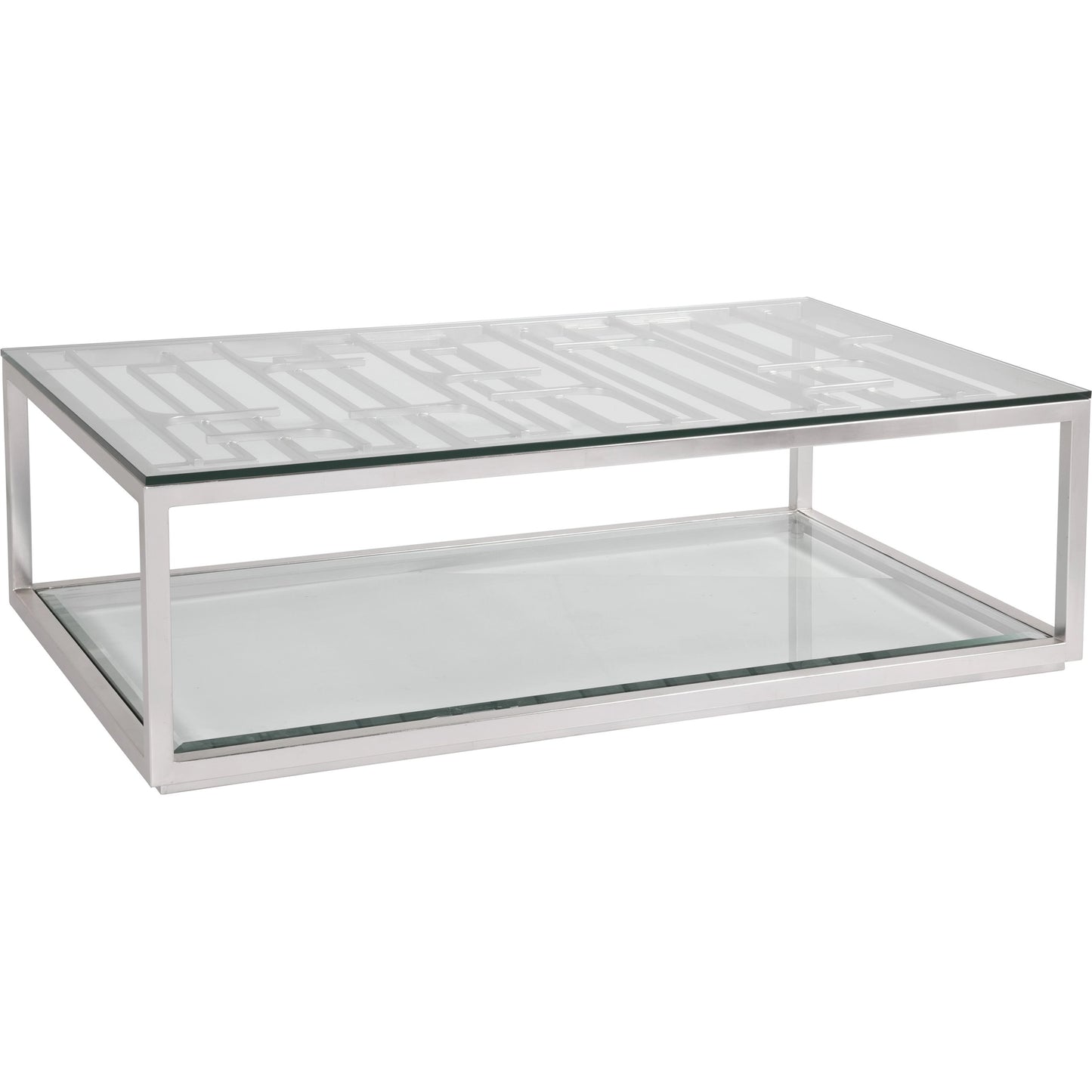 001 SI-1962900 | Additional Silo | Mar Monte Grate Cocktail Table by Artistica Home in silver leaf. Made from unique in a modern style.