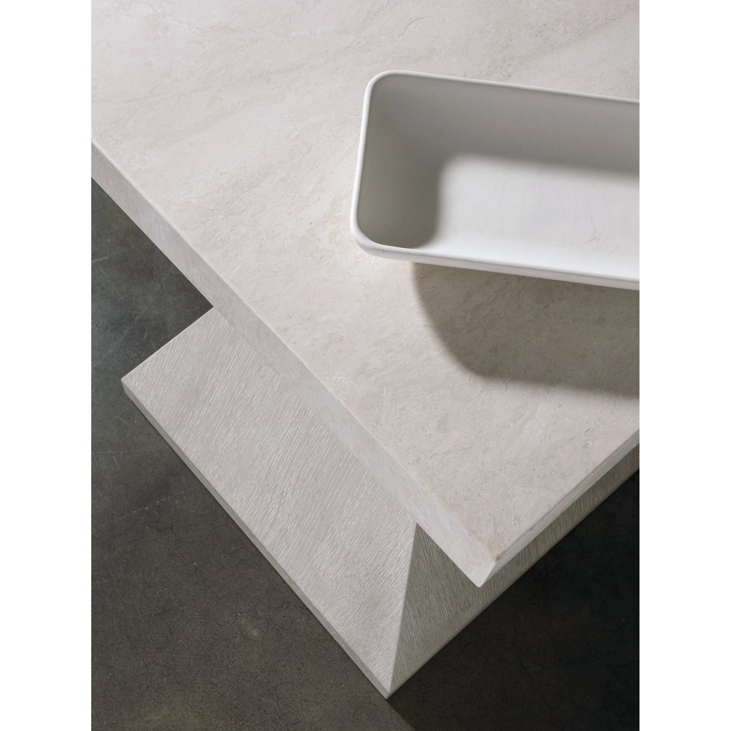 003 SI-1962903 | Closeup | Mar Monte End Table by Artistica Home in champagne taupe. Made from unique in a modern style.