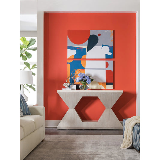 Mar Monte Console Table by Artistica Home in champagne taupe. Made from unique in a modern style.