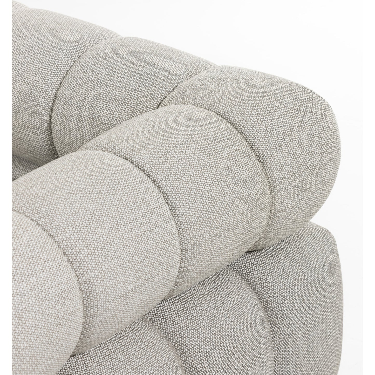 008 SI-1800006 | Additional Silo | Roma Outdoor 3PC Sectional by Four Hands in faye ash and natural teak. Made from 100% olefin, solid teak, 91% polyurethane foam pad, 9% polyester fiber batting in a modern style.