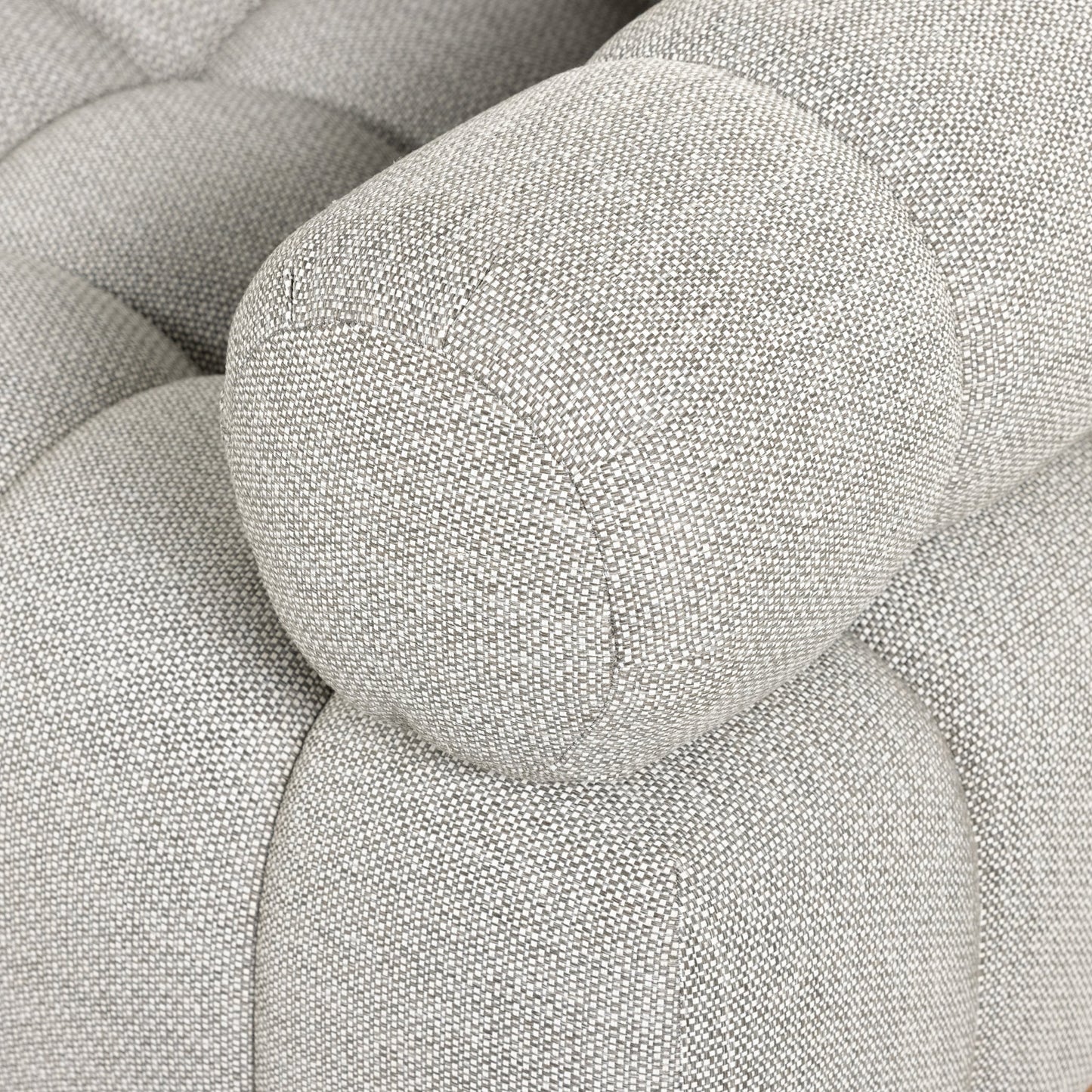 006 SI-1798900 | Additional Silo | Roma Outdoor 4PC Sectional W/Ottoman by Four Hands in faye ash and natural teak. Made from 100% olefin, solid teak, 91% polyurethane foam pad, 9% polyester fiber batting in a modern style.