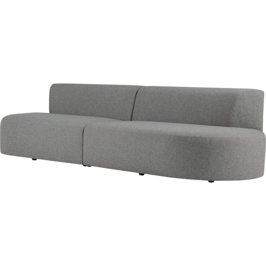 Opal Outdoor 2-Piece Sectional by Four Hands. Made from 100% olefin, 91% polyurethane foam pad, 9% polyester fiber batting, aluminum in a modern style.