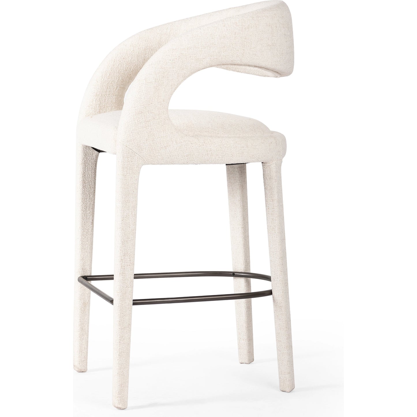 034 SI-1980420 | Additional Silo | Hawkins Bar Stool by Four Hands in gunmetal. Made from unique in a coastal style.