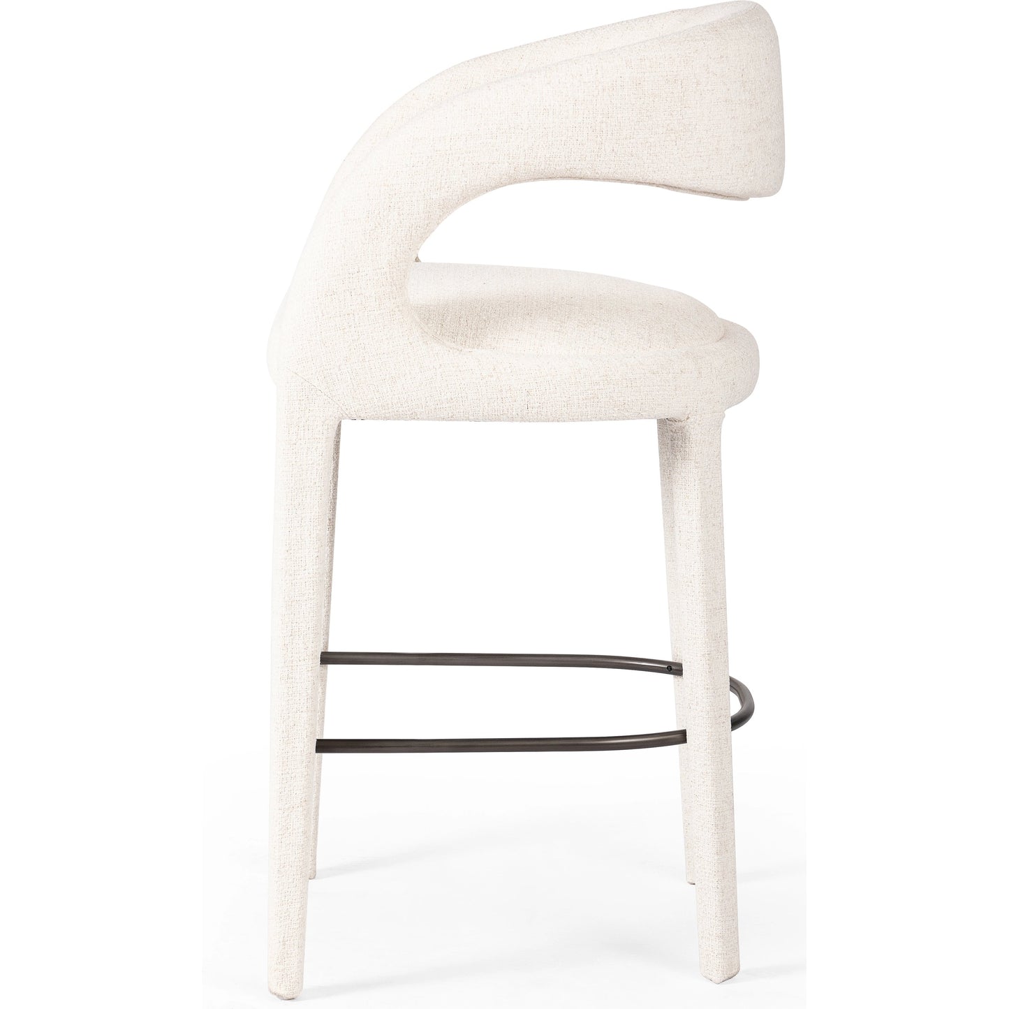 038 SI-1980420 | Additional Silo | Hawkins Bar Stool by Four Hands in gunmetal. Made from unique in a coastal style.